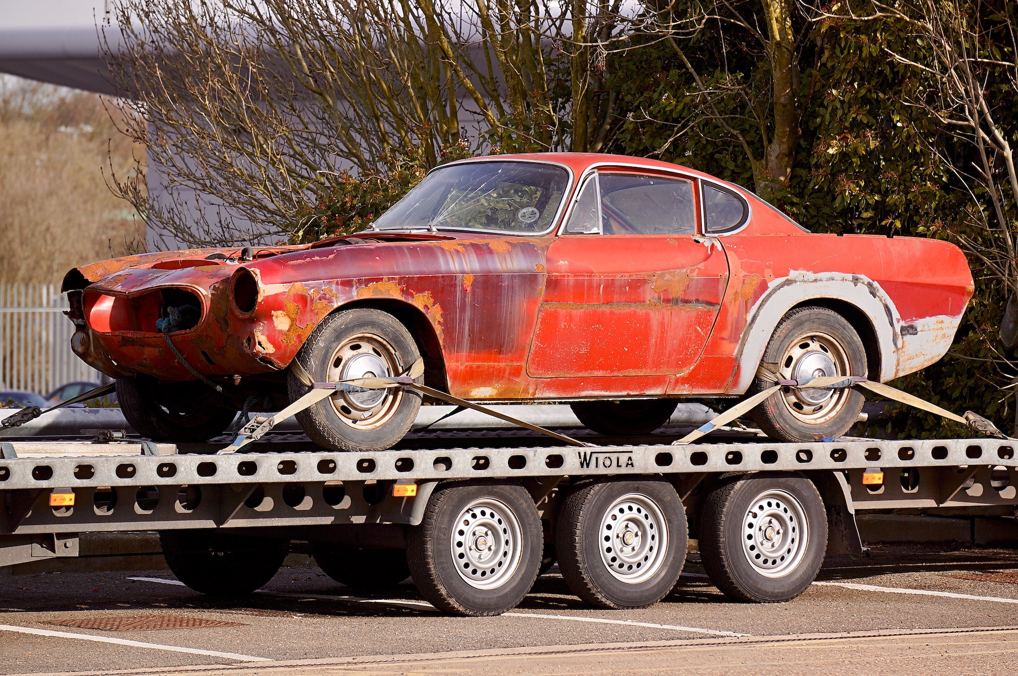 Towing a car