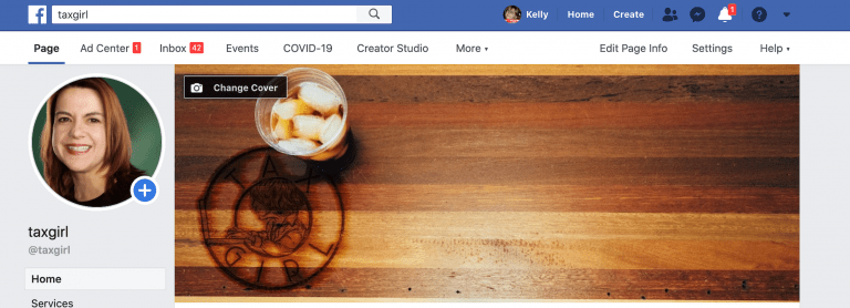 Facebook taxgirl