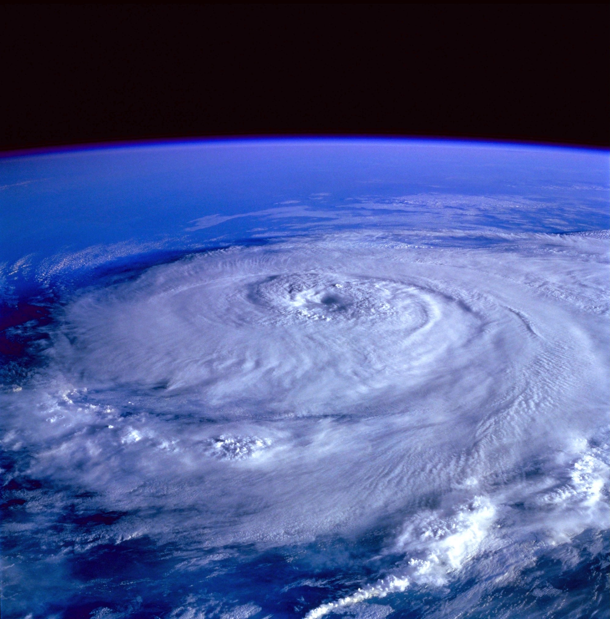 Hurricane from space