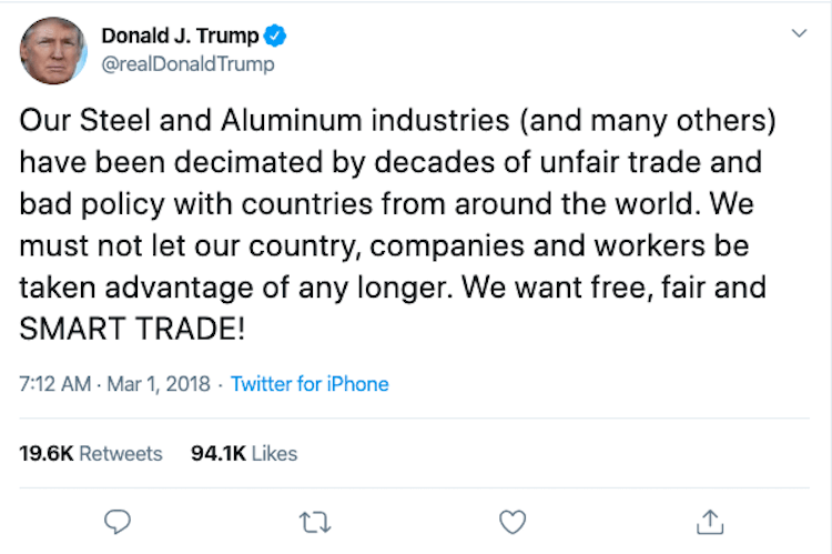 It's definitely not a lada imported cars in russia are taxed | taxgirl Trump tweet