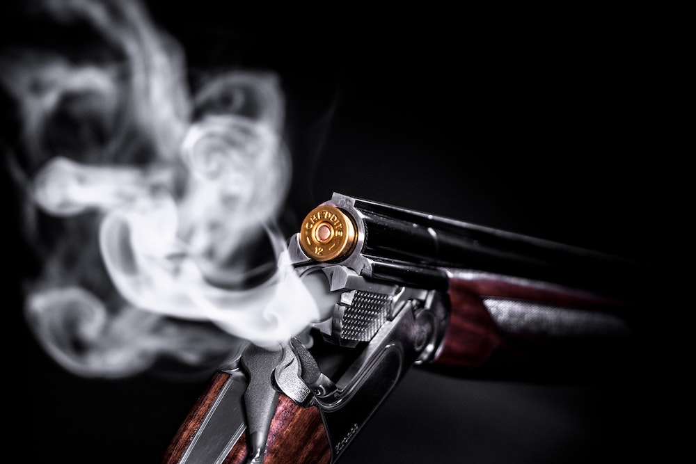 Bullet from gun
