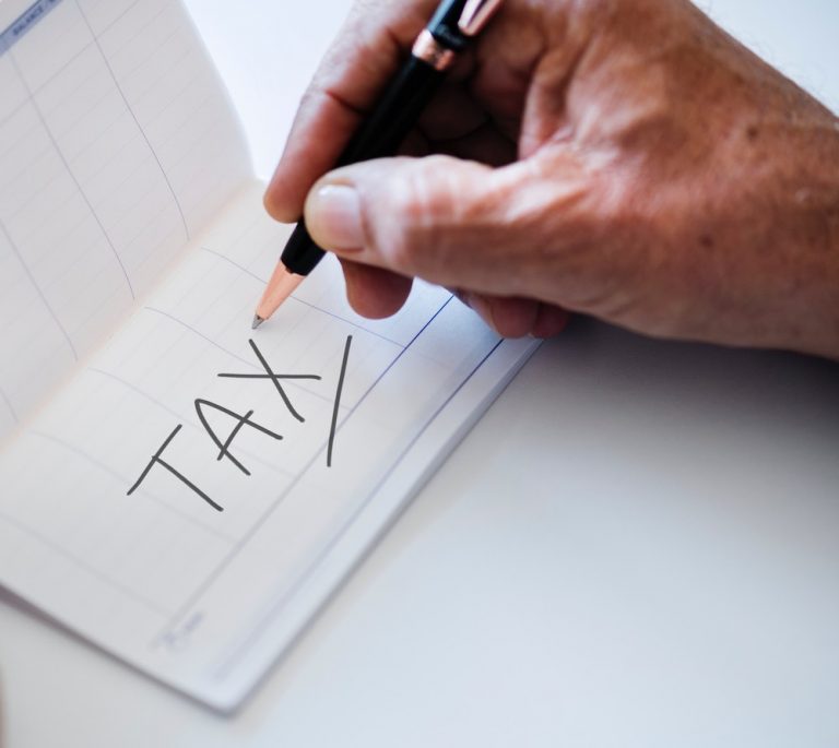 tax in checkbook