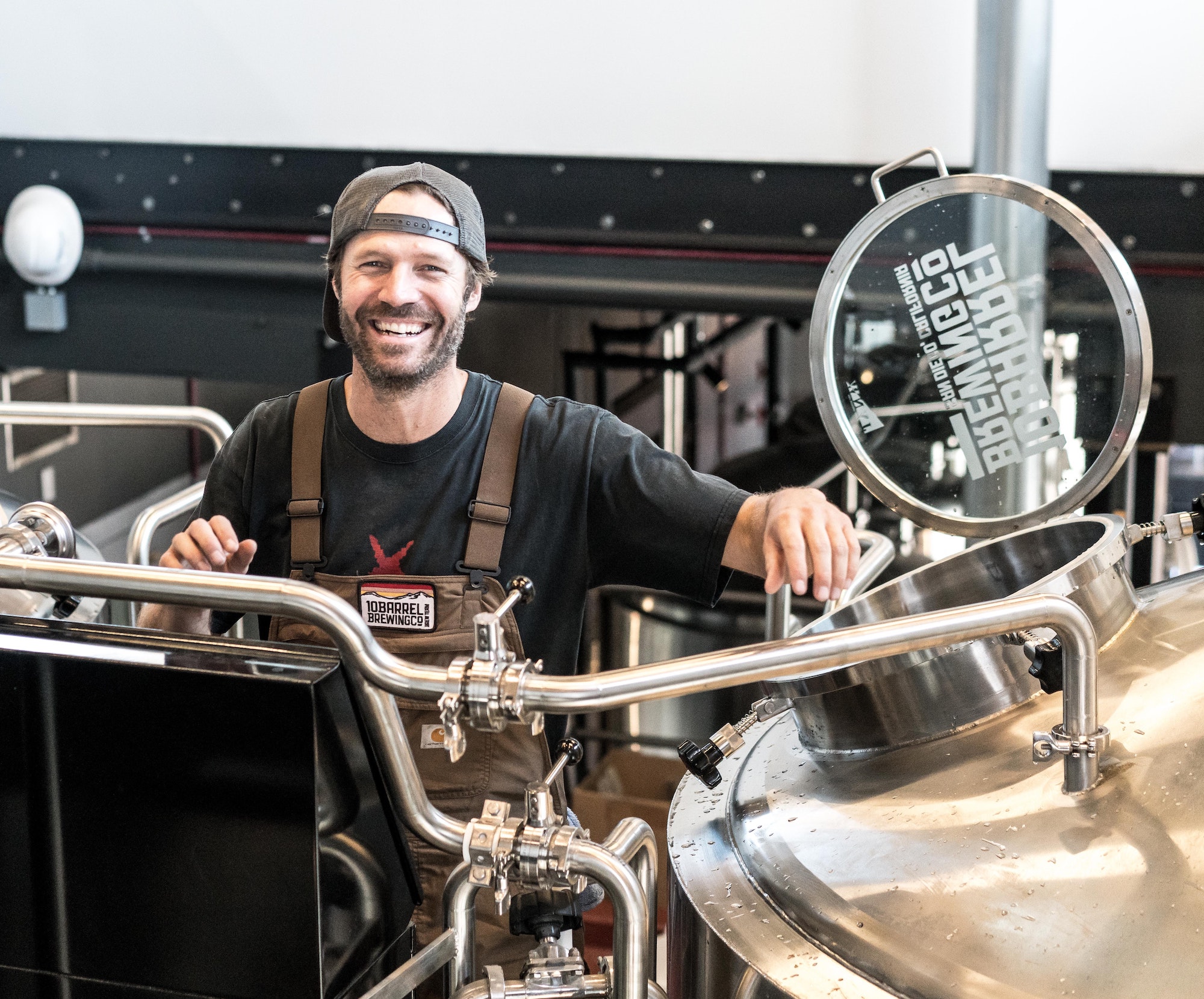 Man in brewery