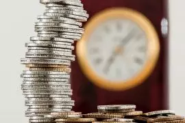 coins clock