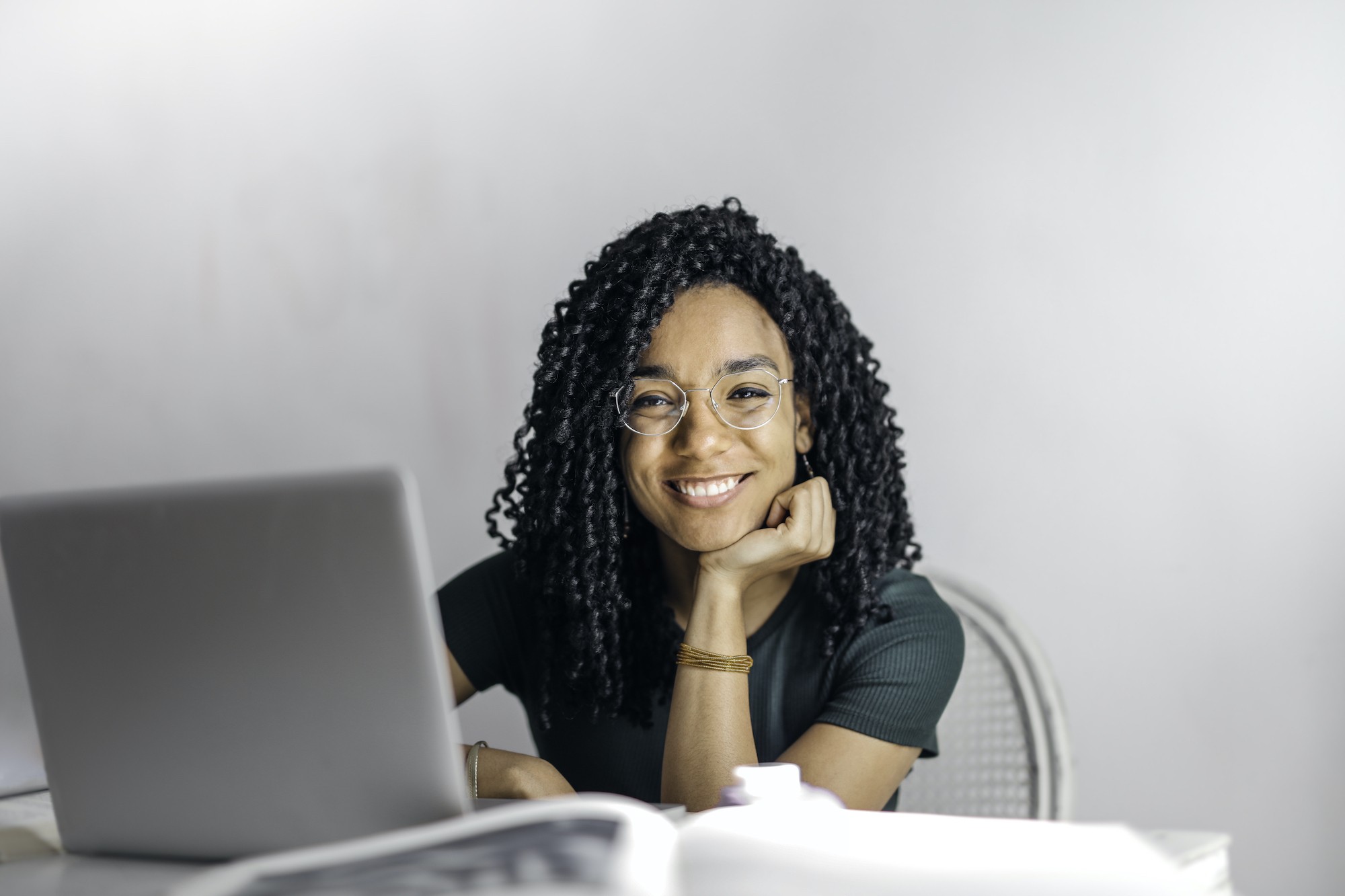 Woman on laptop