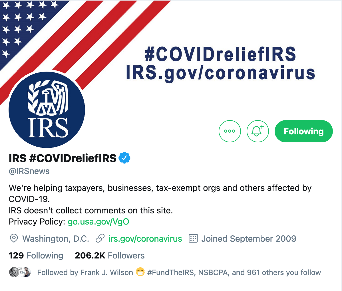 IRS-CI Announces Charges Against Three Individuals In Twitter Hack | Taxgirl # IRS #COVIDreliefIRS Twitter account