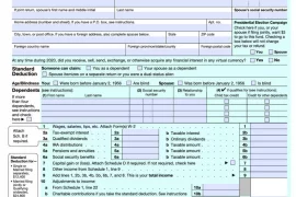 Form 1040, page 1