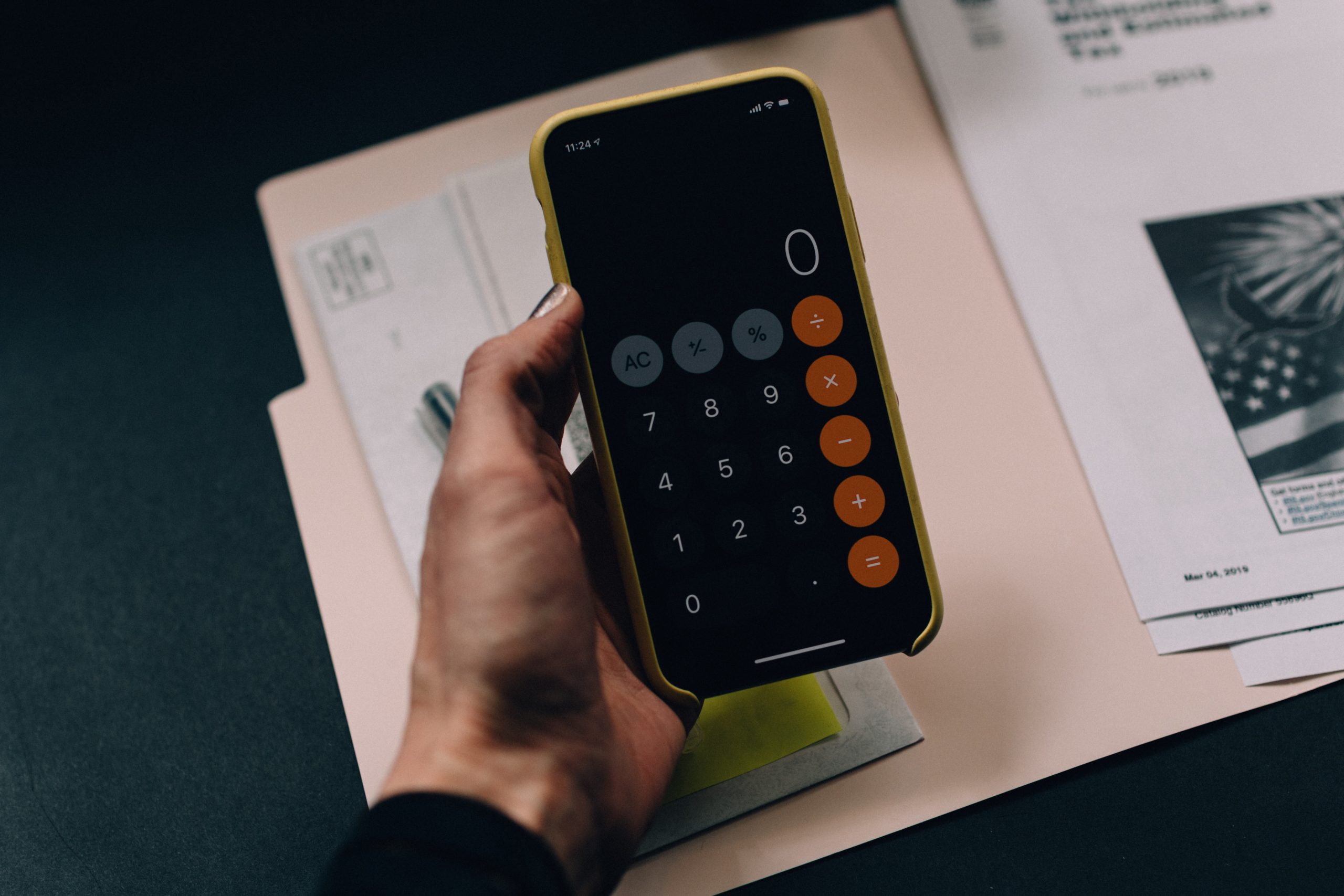 holding calculator