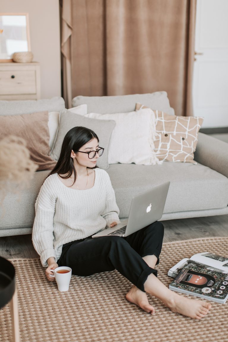 Person with laptop