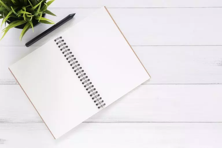 Open notebook
