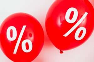Balloons with interest rates