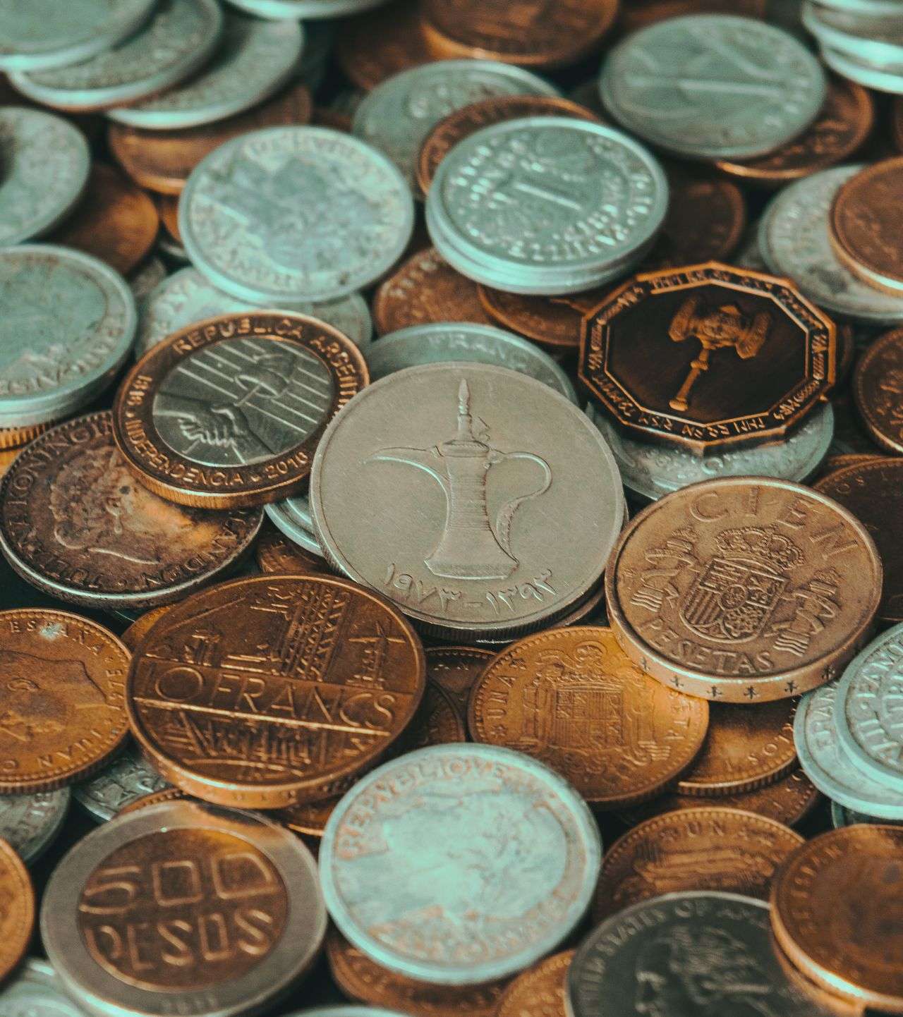 Foreign coins