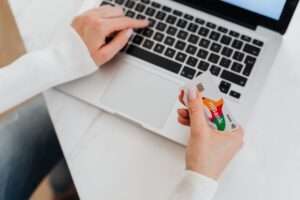 Paying with a credit card